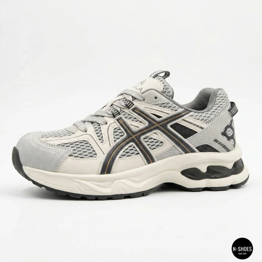 Жіночі сірі кросівки Allsy 209784 t25675 Lonza 212533 grey 6166 у стилі ASICS GEL