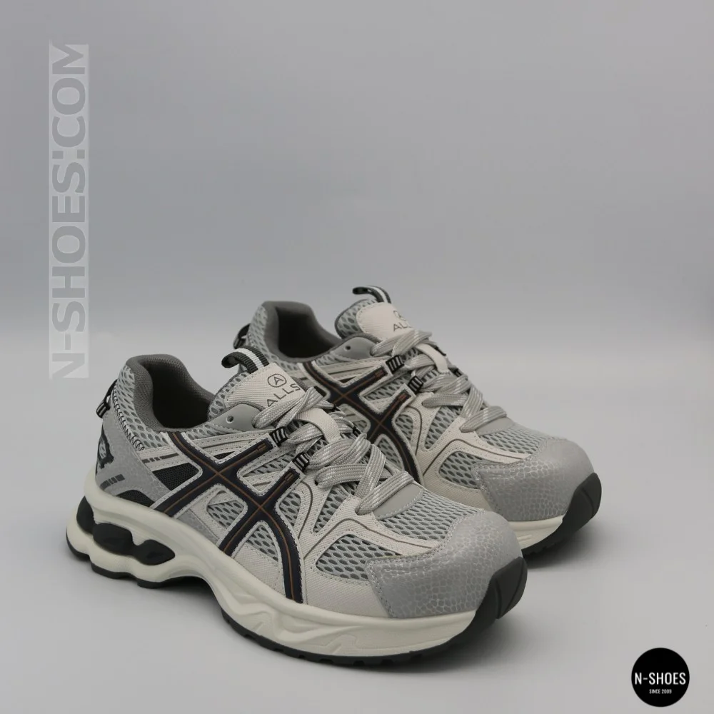Жіночі сірі кросівки Allsy 209784 t25675 Lonza 212533 grey 6166 у стилі ASICS GEL