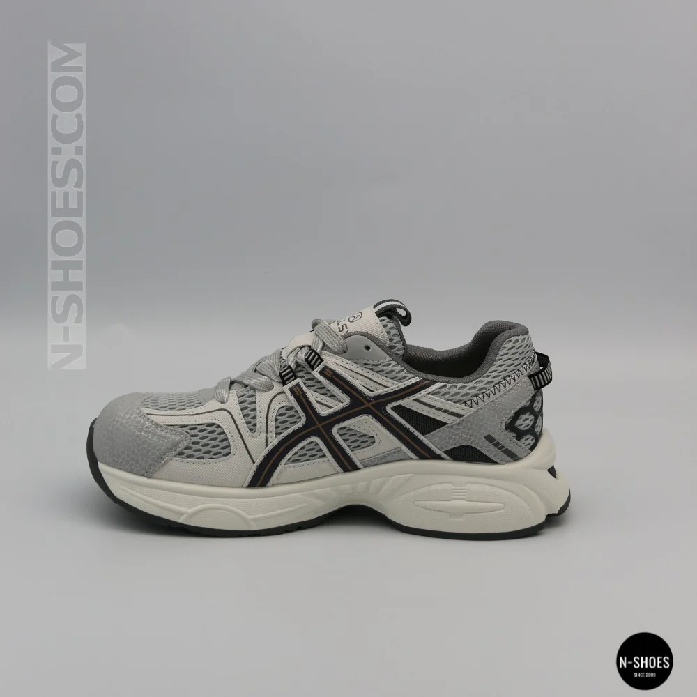 Жіночі сірі кросівки Allsy 209784 t25675 Lonza 212533 grey 6166 у стилі ASICS GEL