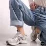 Жіночі сірі кросівки Allsy 209784 t25675 Lonza 212533 grey 6166 у стилі ASICS GEL