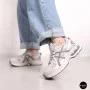 Жіночі сірі кросівки Allsy 209784 t25675 Lonza 212533 grey 6166 у стилі ASICS GEL