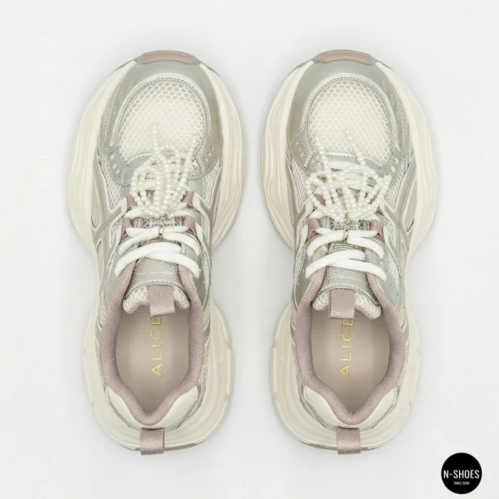 Жіночі кросівки Allsy 206901 yr17-1 lonza silver 6167 у стилі Asics