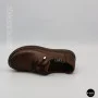 Women's Brown Leather Moccasin-Sneakers Allsy 207744 q1-01-3 6171