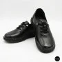 Women's Black Leather Moccasin Sneakers Allsy 207743 q1-01-2 Black 6172