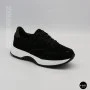Women's Black Suede Wedge Sneakers Romax Comfort 1361-4v 6173