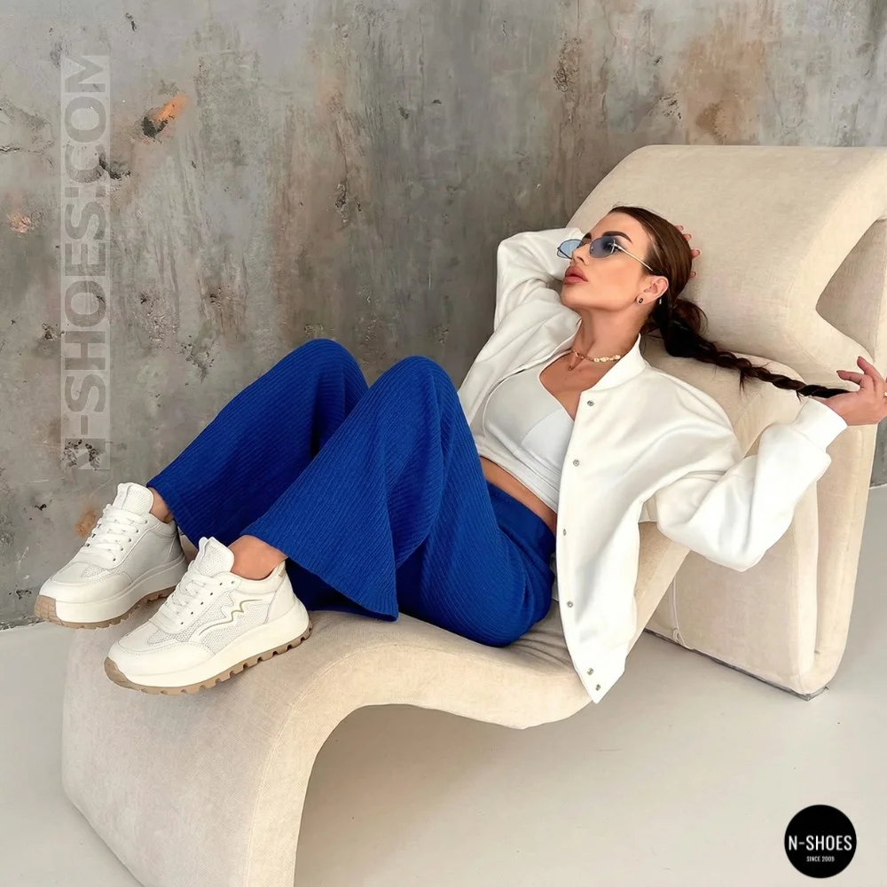 Комфортні літні кросівки на платформі Allsy 207015 zy2501-2 lonza milk-beige 6176