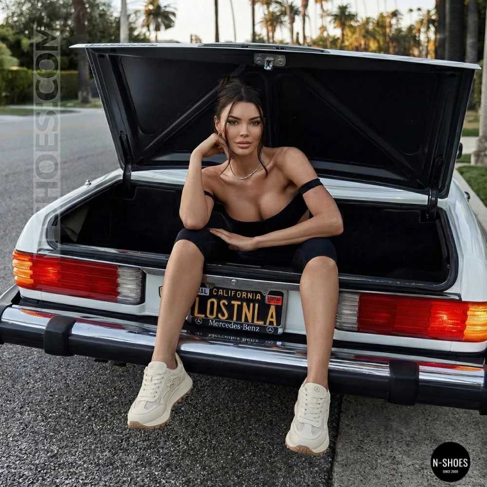 Комфортні літні кросівки на платформі Allsy 207015 zy2501-2 lonza milk-beige 6176