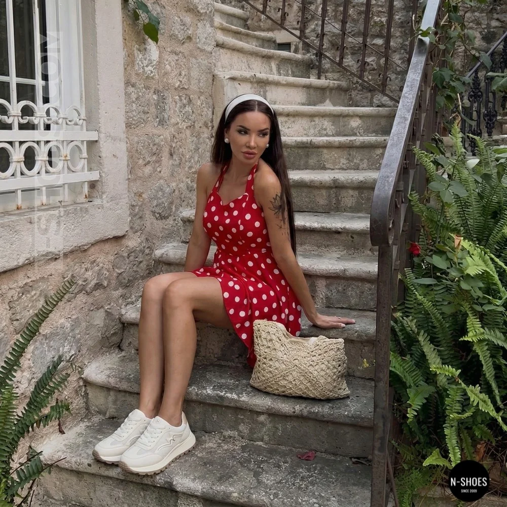 Комфортні літні кросівки на платформі Allsy 207015 zy2501-2 lonza milk-beige 6176