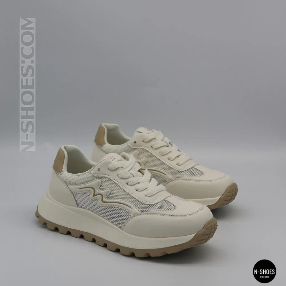 Комфортні літні кросівки на платформі Allsy 207015 zy2501-2 lonza milk-beige 6176