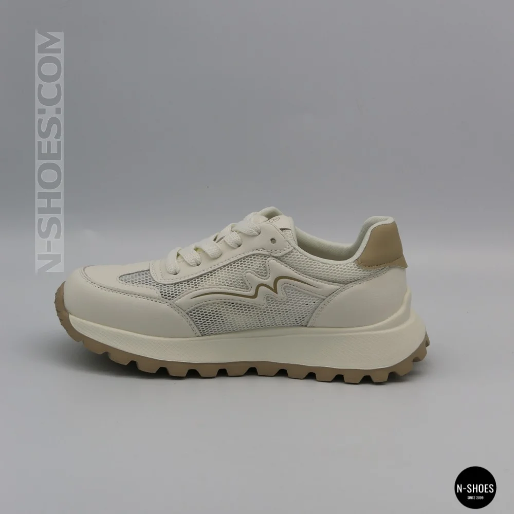 Комфортні літні кросівки на платформі Allsy 207015 zy2501-2 lonza milk-beige 6176