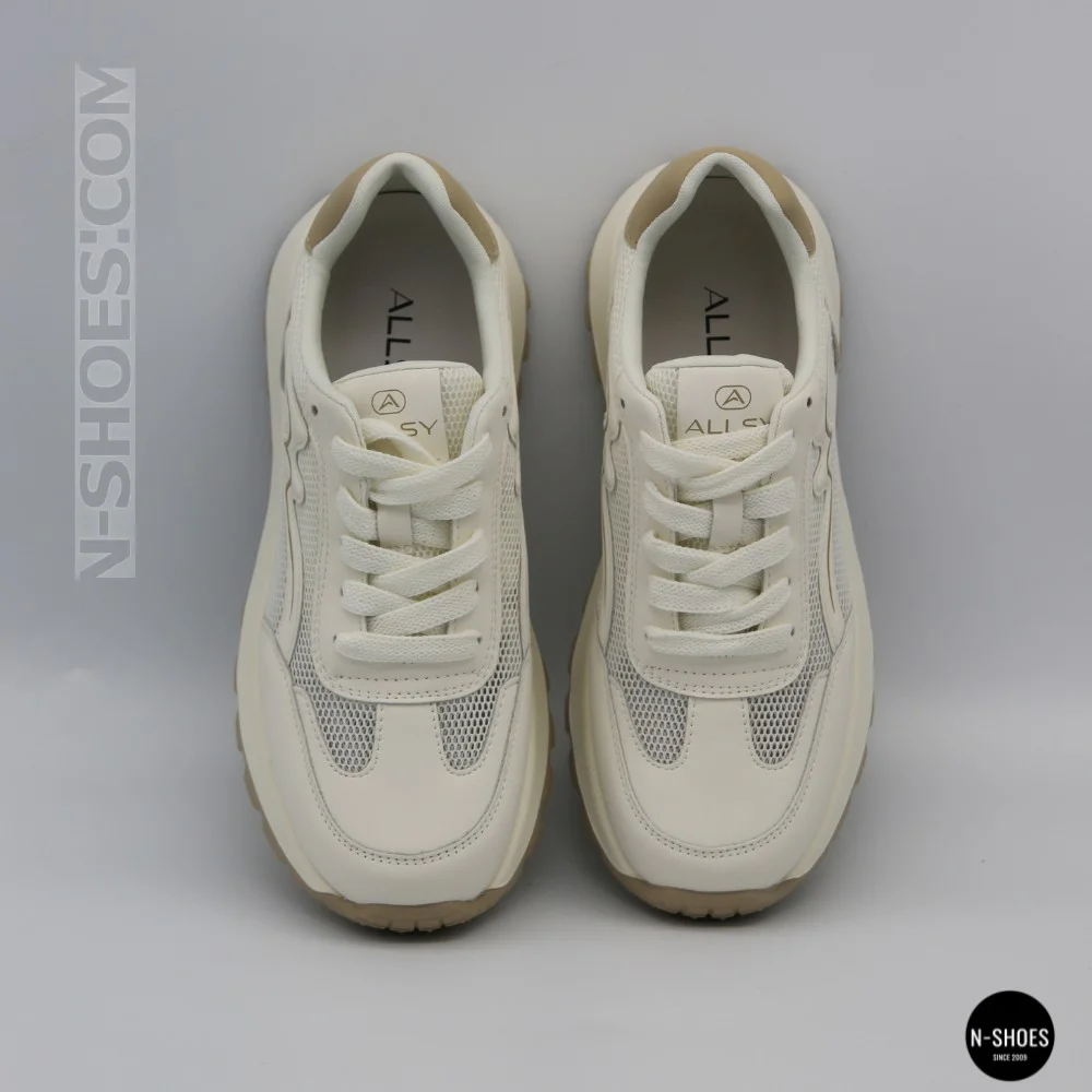 Комфортні літні кросівки на платформі Allsy 207015 zy2501-2 lonza milk-beige 6176