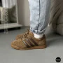 Chocolate Suede Women's Sneakers Alex Bell 10160-1-106 6181
