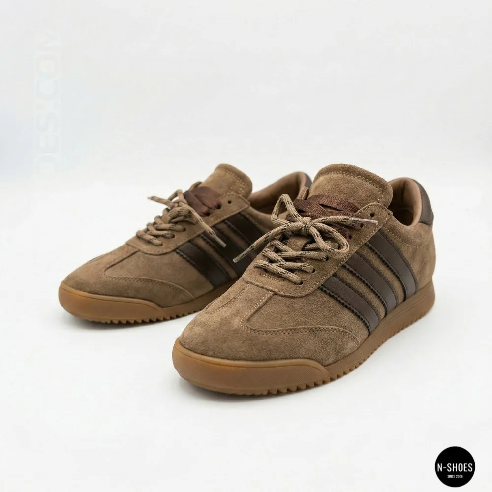Chocolate Suede Women's Sneakers Alex Bell 10160-1-106 6181