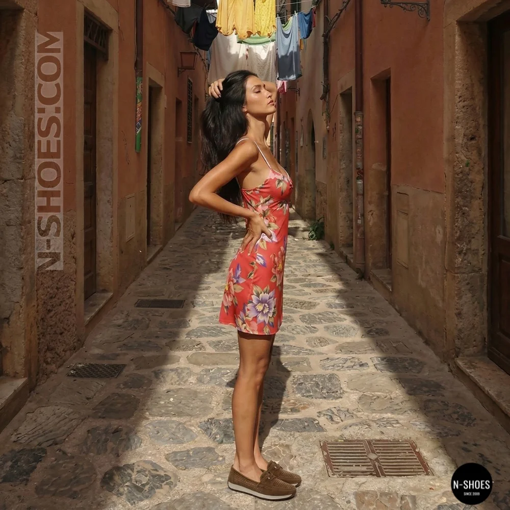 Лофери-мокасини Allsy 210294 05612-26 6183 Lonza Camel (коричневі)