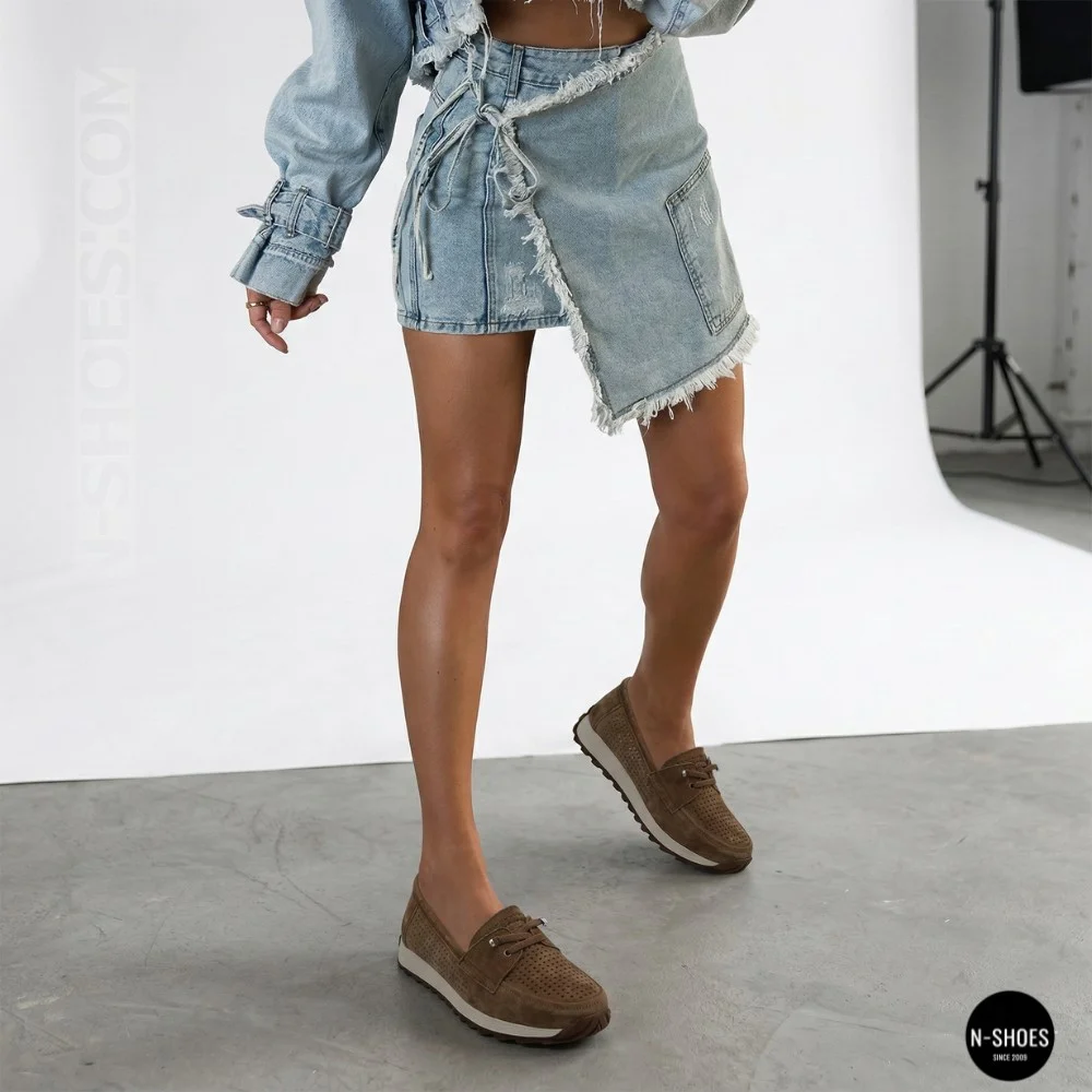 Лофери-мокасини Allsy 210294 05612-26 6183 Lonza Camel (коричневі)