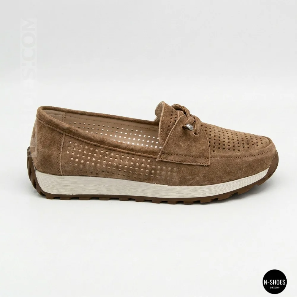 Лофери-мокасини Allsy 210294 05612-26 6183 Lonza Camel (коричневі)