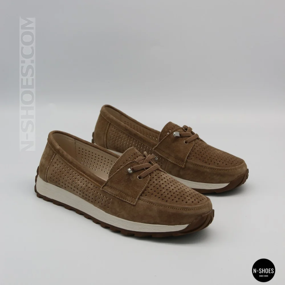 Лофери-мокасини Allsy 210294 05612-26 6183 Lonza Camel (коричневі)