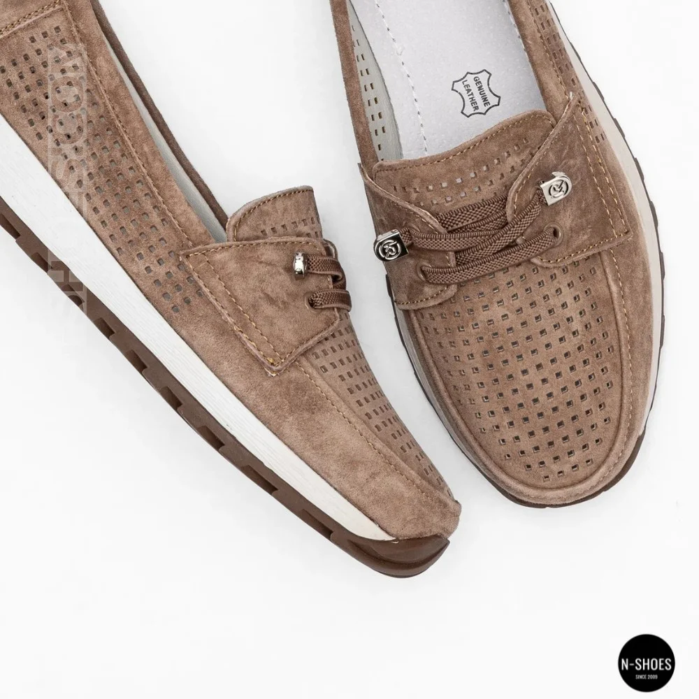 Лофери-мокасини Allsy 210294 05612-26 6183 Lonza Camel (коричневі)