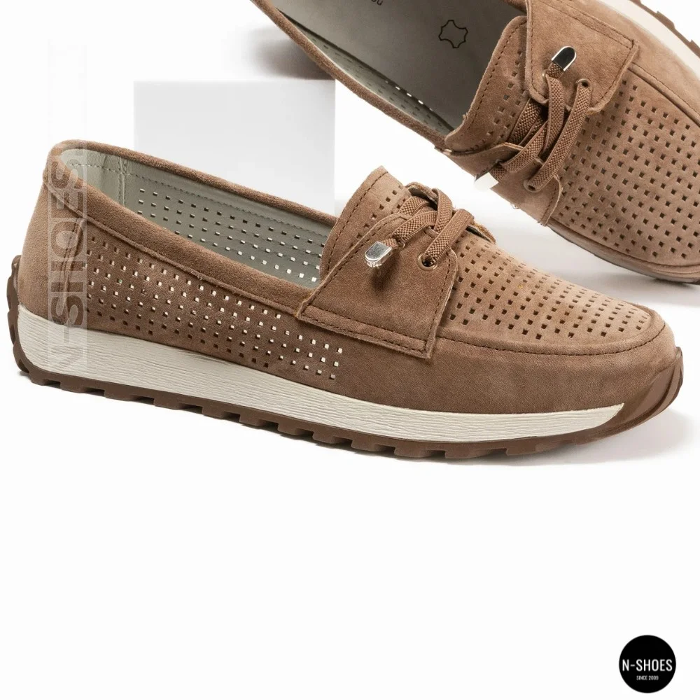 Лофери-мокасини Allsy 210294 05612-26 6183 Lonza Camel (коричневі)