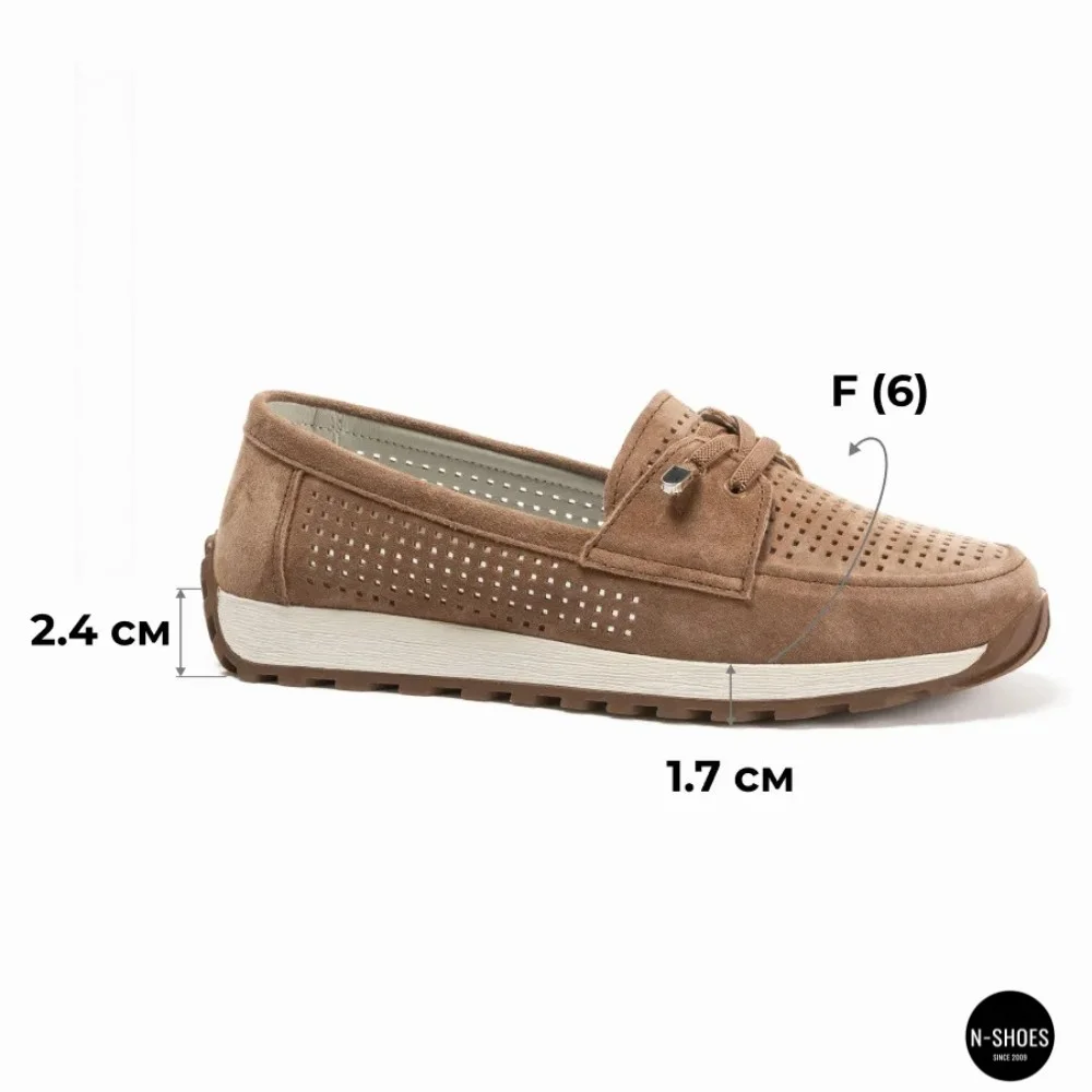 Лофери-мокасини Allsy 210294 05612-26 6183 Lonza Camel (коричневі)