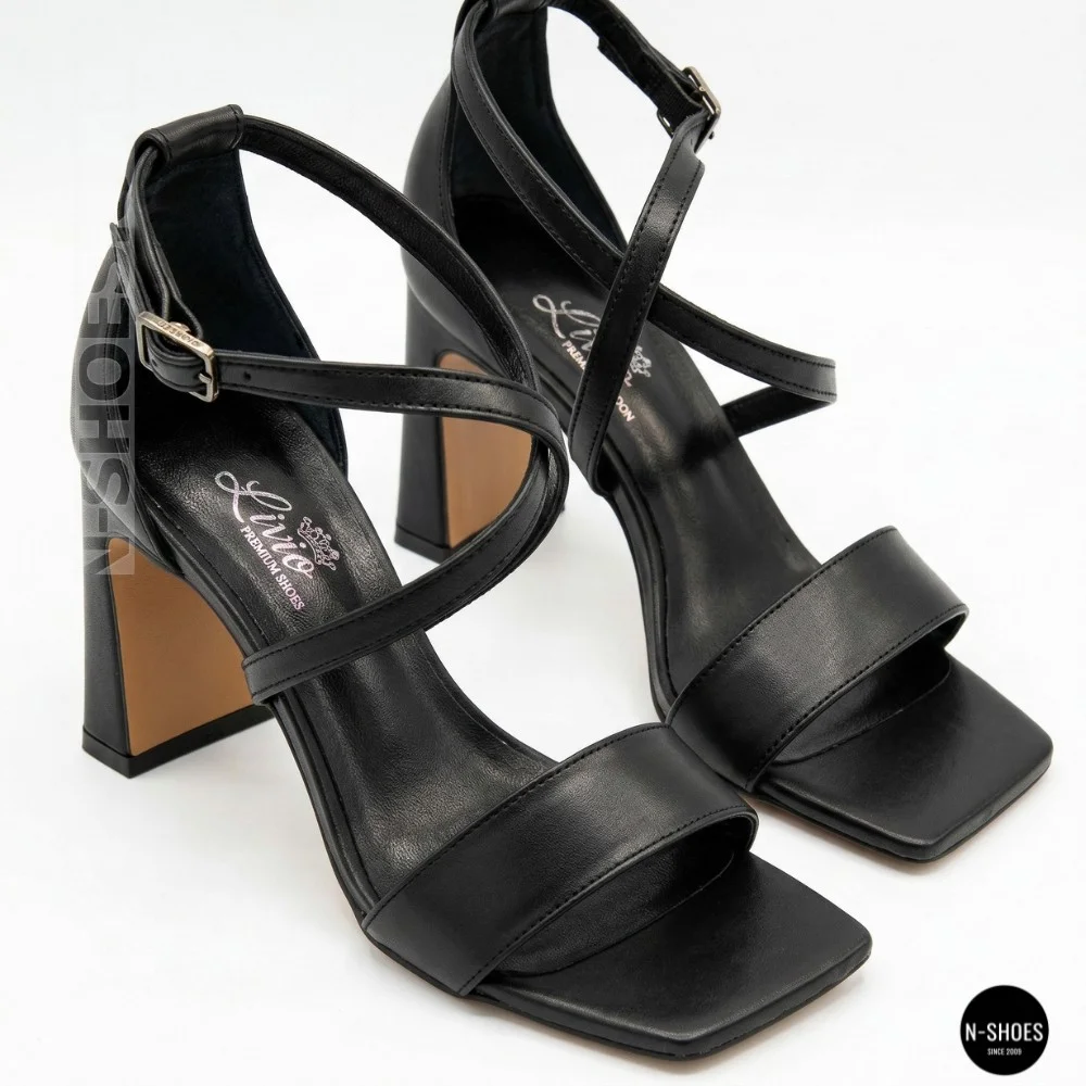 Lirio l 087-8073 Block Heel Sandals with Closed Heel