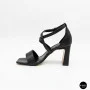 Lirio l 087-8073 Block Heel Sandals with Closed Heel
