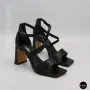 Lirio l 087-8073 Block Heel Sandals with Closed Heel