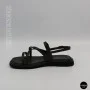 Elegant Chocolate Leather Sandals Allsy 209315