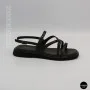 Elegant Chocolate Leather Sandals Allsy 209315