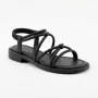 Women's Black Sandals Lonza Cleo Black 207403 6206 with Elegant Straps