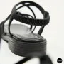 Women's Black Sandals Lonza Cleo Black 207403 6206 with Elegant Straps