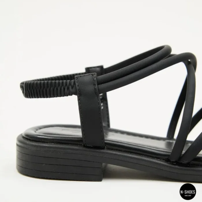 Women's Black Sandals Lonza Cleo Black 207403 6206 with Elegant Straps