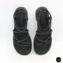 Women's Black Sandals Lonza Cleo Black 207403 6206 with Elegant Straps