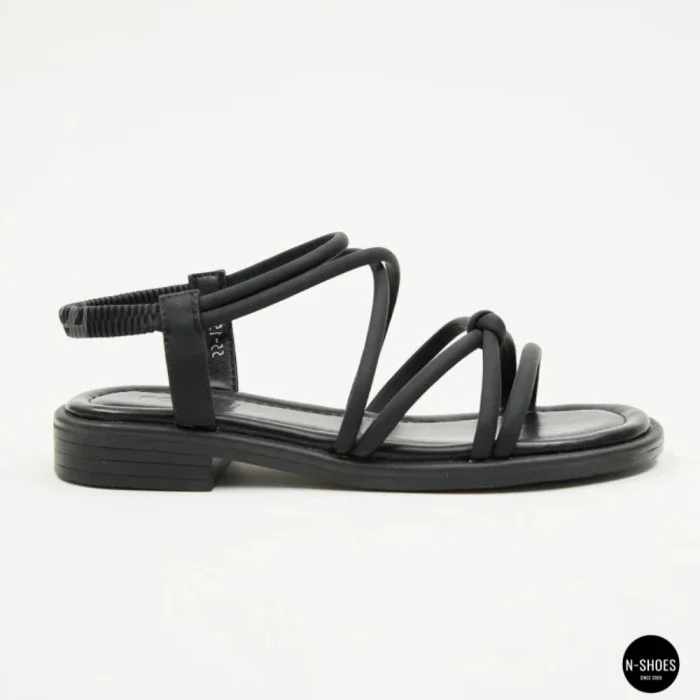 Women's Black Sandals Lonza Cleo Black 207403 6206 with Elegant Straps