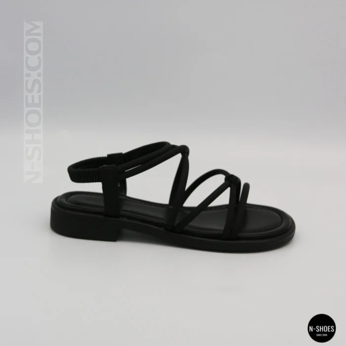 Women's Black Sandals Lonza Cleo Black 207403 6206 with Elegant Straps
