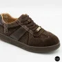 Жіночі коричневі замшеві кеди Allsy 210785 Lonza 212648 Alfi Brown 9227-30-500 brown 6210 у стилі Maison Margiela