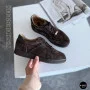 Жіночі коричневі замшеві кеди Allsy 210785 Lonza 212648 Alfi Brown 9227-30-500 brown 6210 у стилі Maison Margiela