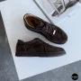 Жіночі коричневі замшеві кеди Allsy 210785 Lonza 212648 Alfi Brown 9227-30-500 brown 6210 у стилі Maison Margiela