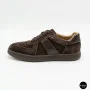 Жіночі коричневі замшеві кеди Allsy 210785 Lonza 212648 Alfi Brown 9227-30-500 brown 6210 у стилі Maison Margiela