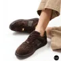 Женские коричневые замшевые кеды Allsy 210785 Lonza 212648 Alfi Brown 9227-30-500 brown 6210 в стиле Maison Margiela