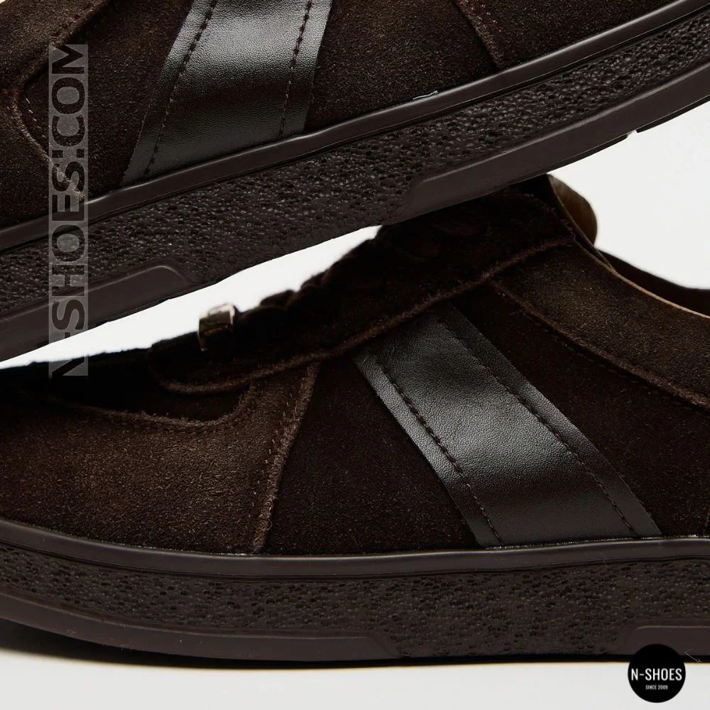 Женские коричневые замшевые кеды Allsy 210785 Lonza 212648 Alfi Brown 9227-30-500 brown 6210 в стиле Maison Margiela
