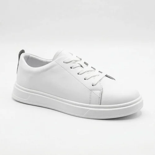 Жіночі білі шкіряні кеди Allsy 210288 208319 Lonza bw1026-2 white 6213 базові в стилі FitFlop Rally