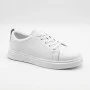 Жіночі білі шкіряні кеди Allsy 210288 208319 Lonza bw1026-2 white 6213 в стилі FitFlop Rally