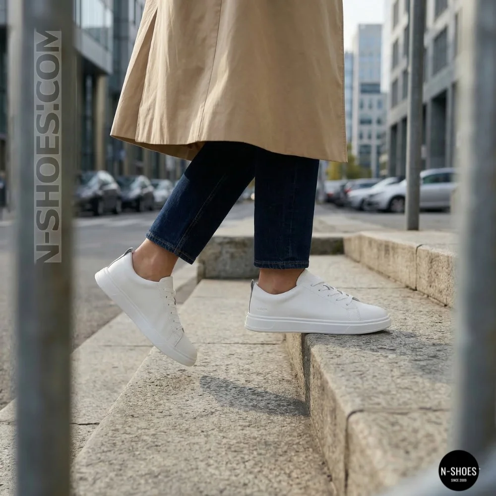 Жіночі білі шкіряні кеди Allsy 210288 208319 Lonza bw1026-2 white 6213 в стилі FitFlop Rally