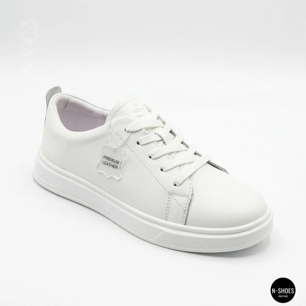 Жіночі білі шкіряні кеди Allsy 210288 208319 Lonza bw1026-2 white 6213 в стилі FitFlop Rally