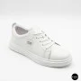 Жіночі білі шкіряні кеди Allsy 210288 208319 Lonza bw1026-2 white 6213 в стилі FitFlop Rally