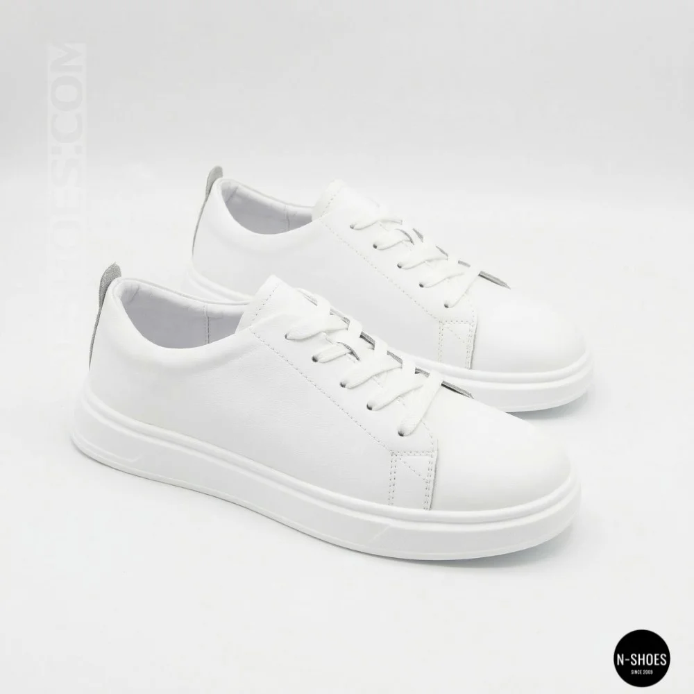 Жіночі білі шкіряні кеди Allsy 210288 208319 Lonza bw1026-2 white 6213 в стилі FitFlop Rally