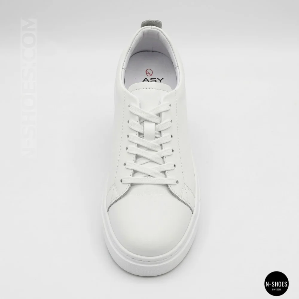 Жіночі білі шкіряні кеди Allsy 210288 208319 Lonza bw1026-2 white 6213 в стилі FitFlop Rally