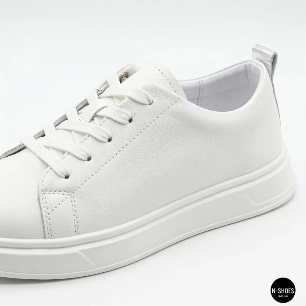 Жіночі білі шкіряні кеди Allsy 210288 208319 Lonza bw1026-2 white 6213 в стилі FitFlop Rally