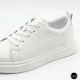 Жіночі білі шкіряні кеди Allsy 210288 208319 Lonza bw1026-2 white 6213 в стилі FitFlop Rally